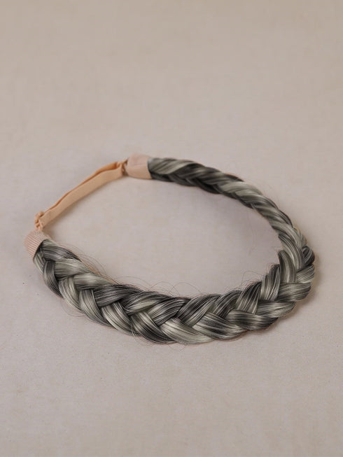 Hair Braid - Dark Ash Grey